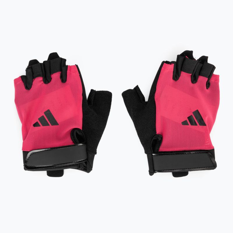 Edző kesztyűk adidas Essential Training pink mesh 2