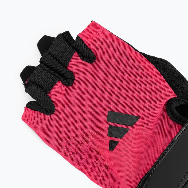 Edző kesztyűk adidas Essential Training pink mesh 4
