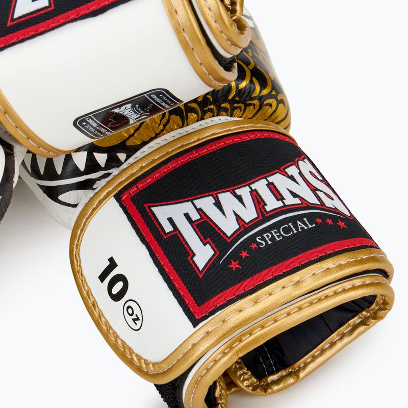 Boxkesztyű Twins Special Fancy FBGVL3-52 white/gold 5