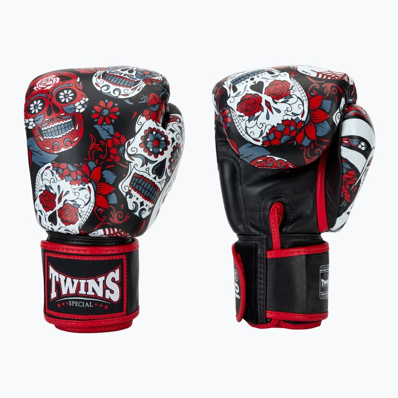 Boxkesztyű Twins Special Fancy FBGVL3-53 Skull red/black 3