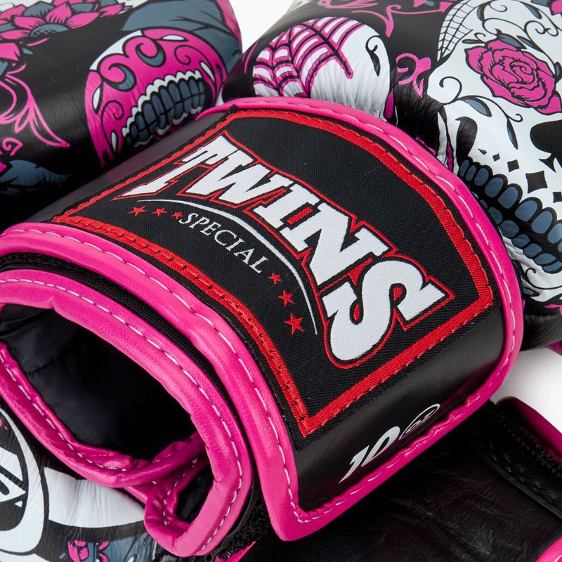Boxkesztyű Twins Special Fancy FBGVL3-53 Skull pink/black 5