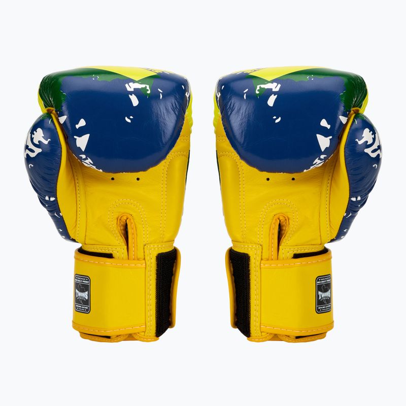 Boxkesztyű Twins Special FBGVL3-44 Brasil yellow/red/blue 2