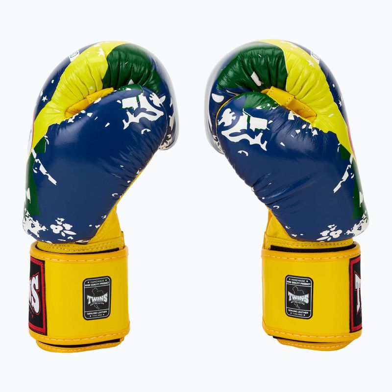 Boxkesztyű Twins Special FBGVL3-44 Brasil yellow/red/blue 4