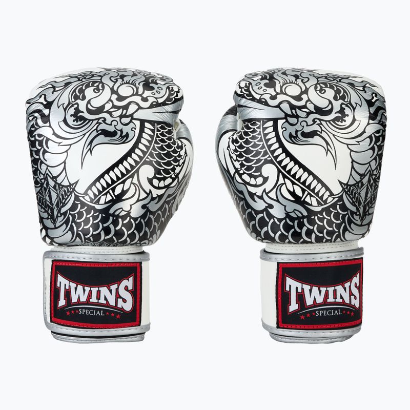 Boxkesztyű Twins Special Fancy FBGVL3-52 white/silver