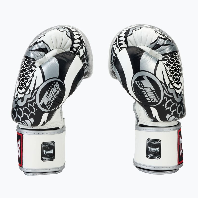 Boxkesztyű Twins Special Fancy FBGVL3-52 white/silver 4