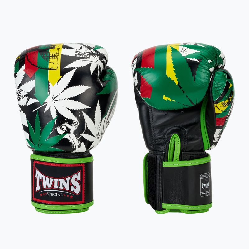 Boxkesztyű Twins Special Fancy FBGVL3-54 Grass green/black 3