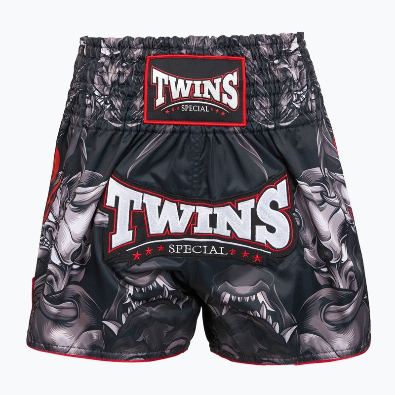 Edző rövidnadrágok Twins Special Muay Thai Twins Kabuki black/white/red