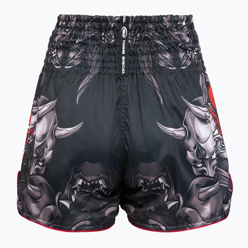 Edző rövidnadrágok Twins Special Muay Thai Twins Kabuki black/white/red 2
