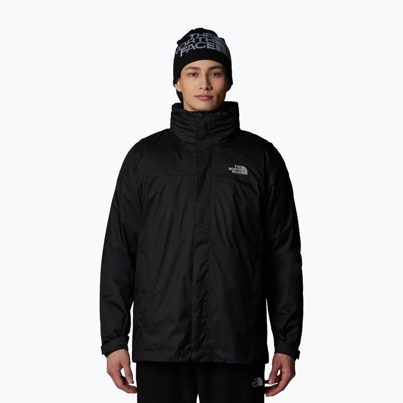 Férfi 3 az 1-ben dzseki The North Face Evolve II Triclimate fekete