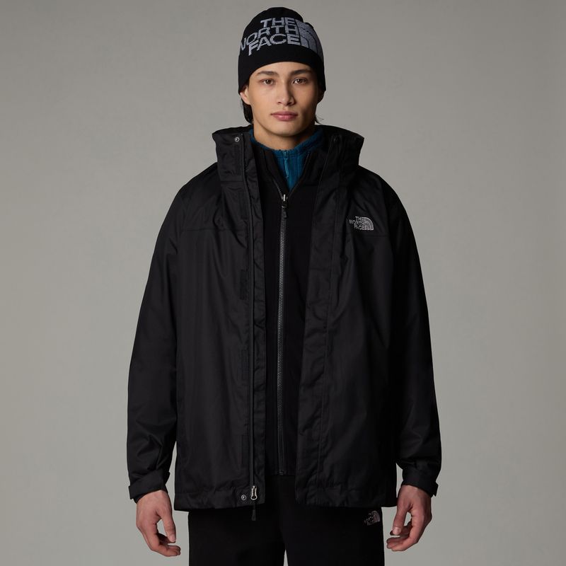Férfi 3 az 1-ben dzseki The North Face Evolve II Triclimate fekete 4