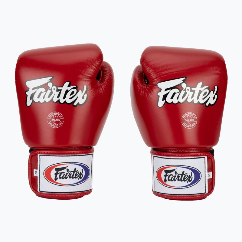 Boxkesztyű Fairtex Universal "Tight-Fit" Design red 2