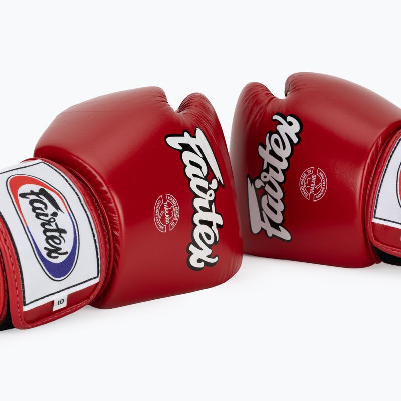 Boxkesztyű Fairtex Universal "Tight-Fit" Design red 7
