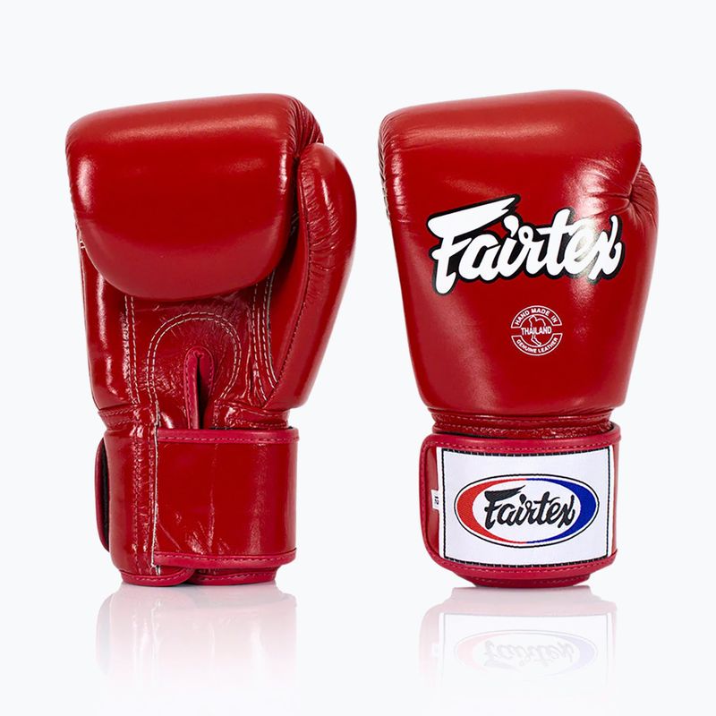 Boxkesztyű Fairtex Universal "Tight-Fit" Design red