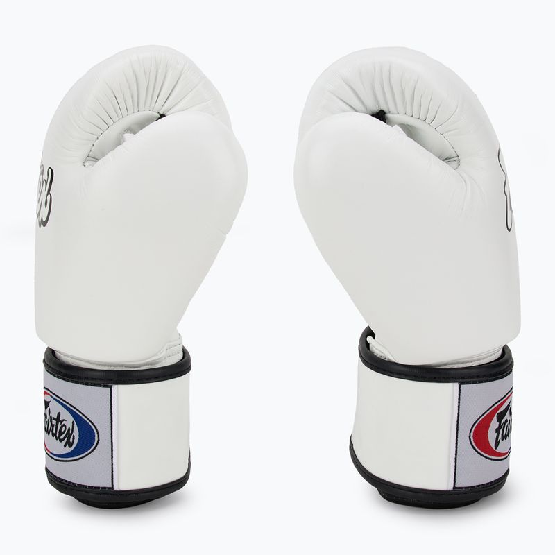 Boxkesztyű Fairtex Universal "Tight-Fit" Design white 4