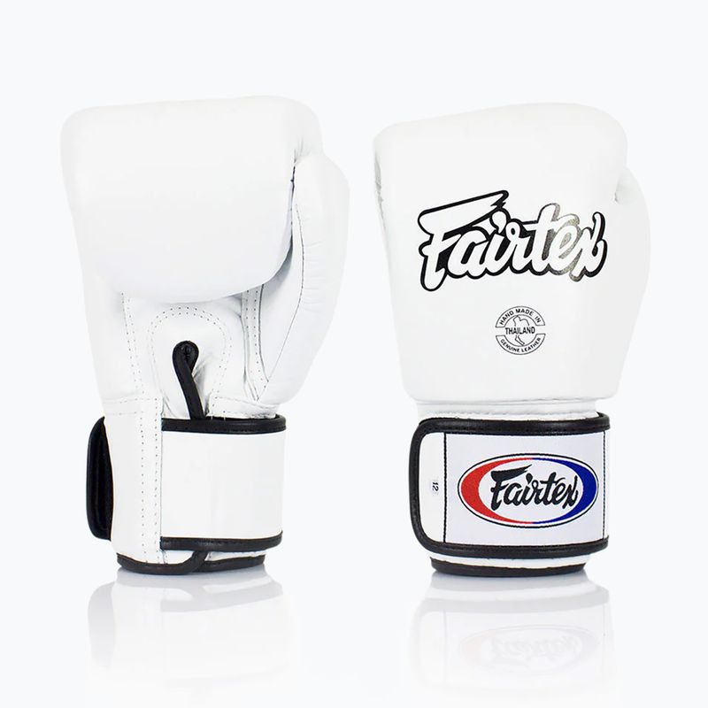 Boxkesztyű Fairtex Universal "Tight-Fit" Design white