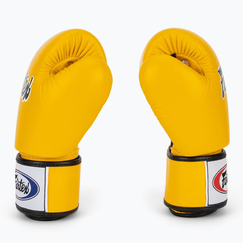 Boxkesztyű Fairtex Universal "Tight-Fit" Design yellow 4