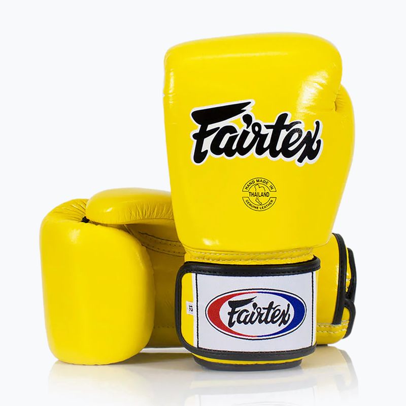 Boxkesztyű Fairtex Universal "Tight-Fit" Design yellow 2