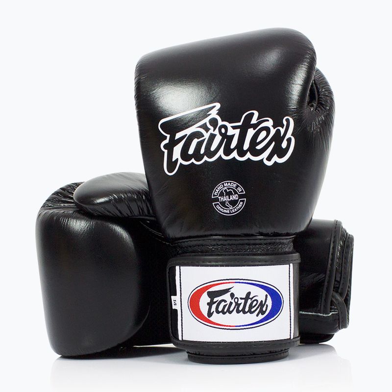 Fairtex Universal Lélegző fekete bokszkesztyű 4