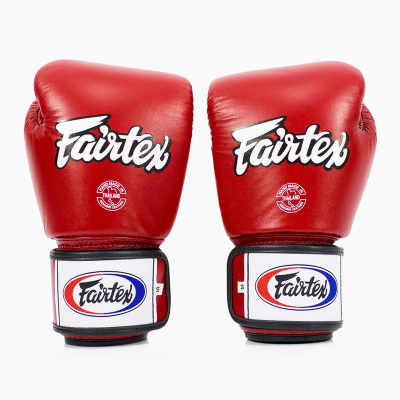 Fairtex Universal Lélegző piros bokszkesztyű