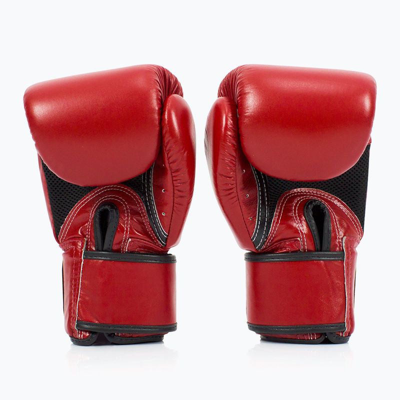 Fairtex Universal Lélegző piros bokszkesztyű 2