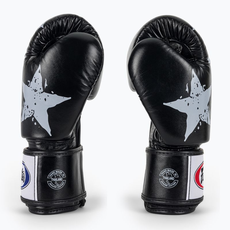 Fairtex "Tight-Fit" Design-Nation Prints Collection bokszkesztyű fekete 4