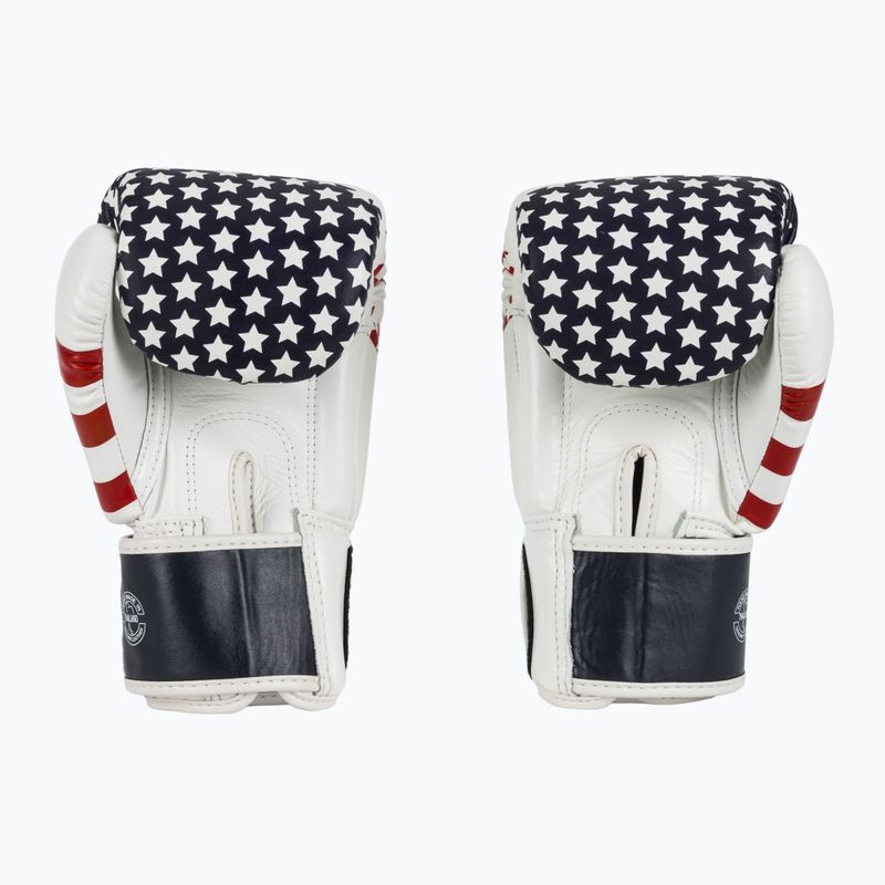 Boxkesztyű Fairtex Universal "Tight-Fit" Design USA white 3