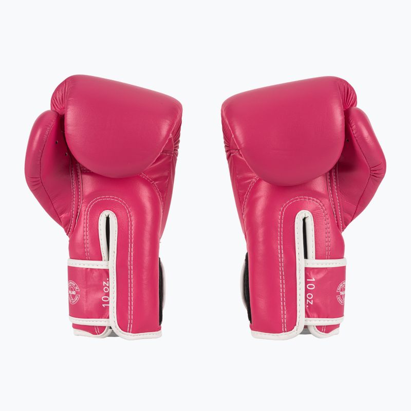 Rękawice boskerskie Fairtex Microfiber pink/white 3
