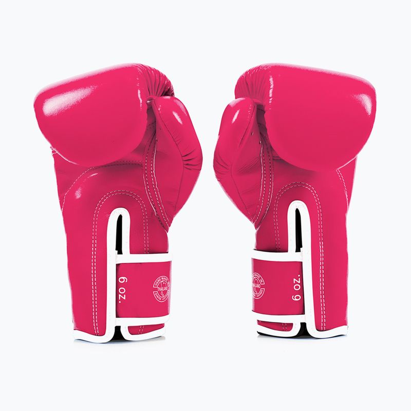Rękawice boskerskie Fairtex Microfiber pink/white 2