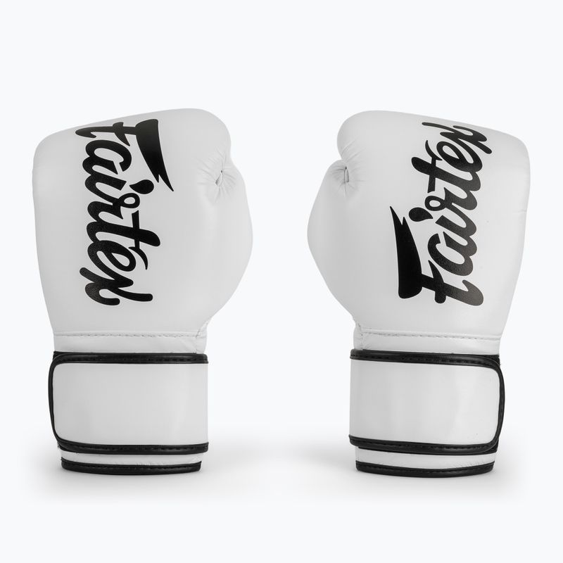 Fairtex mikroszálas mezítlábas kesztyű fehér 2