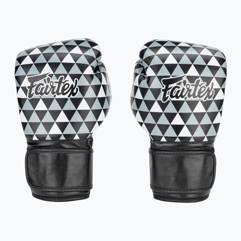 Fairtex Microfiber Art Prism fekete meztelen ujjú kesztyű 2