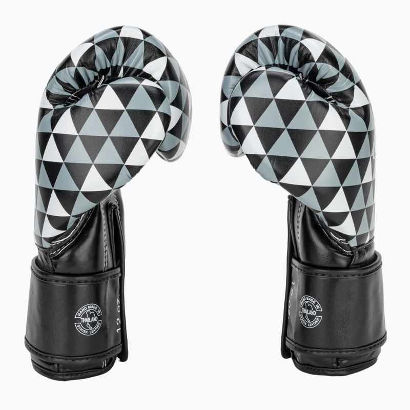 Fairtex Microfiber Art Prism fekete meztelen ujjú kesztyű 4
