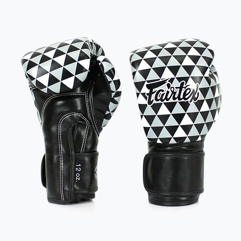 Fairtex Microfiber Art Prism fekete meztelen ujjú kesztyű