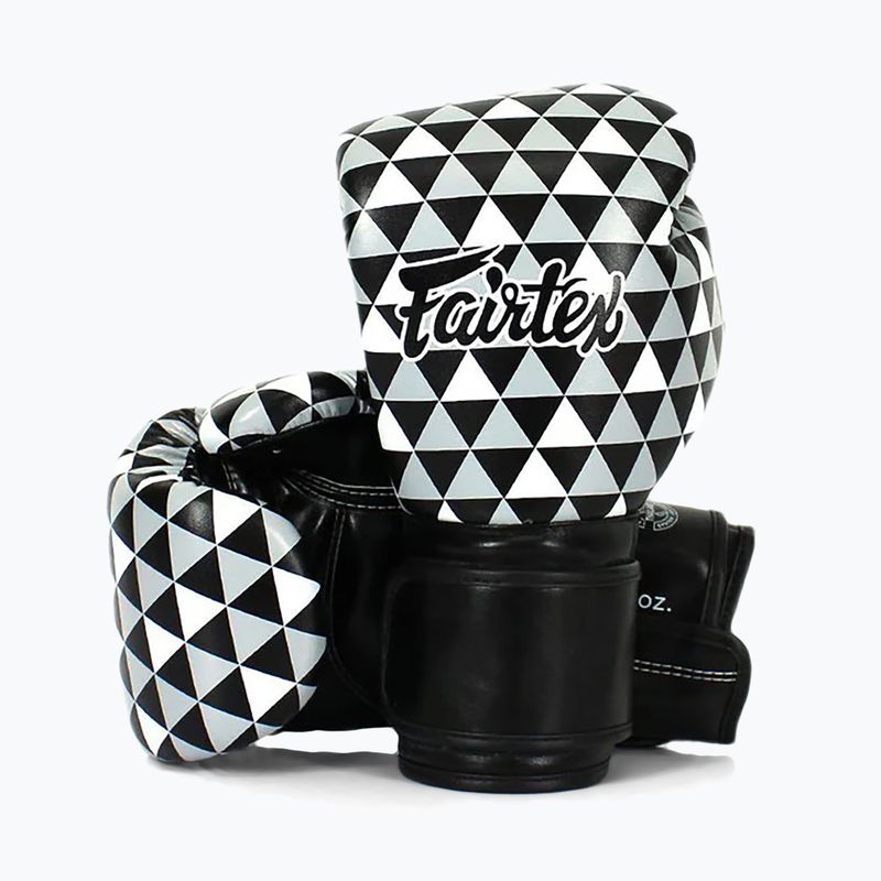 Fairtex Microfiber Art Prism fekete meztelen ujjú kesztyű 2