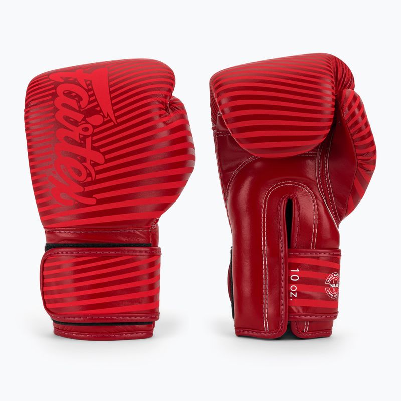 Fairtex Microfiber Art Collections Minimalism Art Red Bosc kesztyű