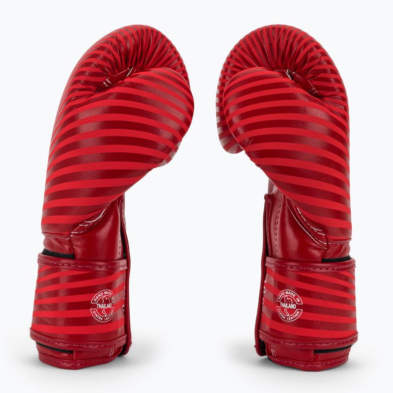 Fairtex Microfiber Art Collections Minimalism Art Red Bosc kesztyű 4