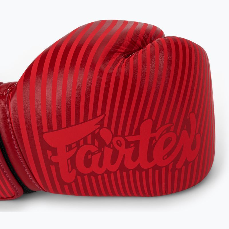 Fairtex Microfiber Art Collections Minimalism Art Red Bosc kesztyű 5