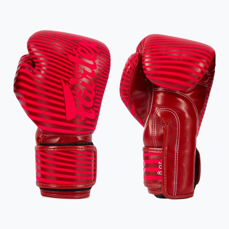 Fairtex Microfiber Art Collections Minimalism Art Red Bosc kesztyű