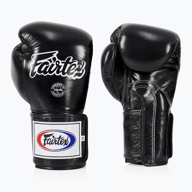 Fairtex Super Sparring bokszkesztyű - Locked Thumb fekete