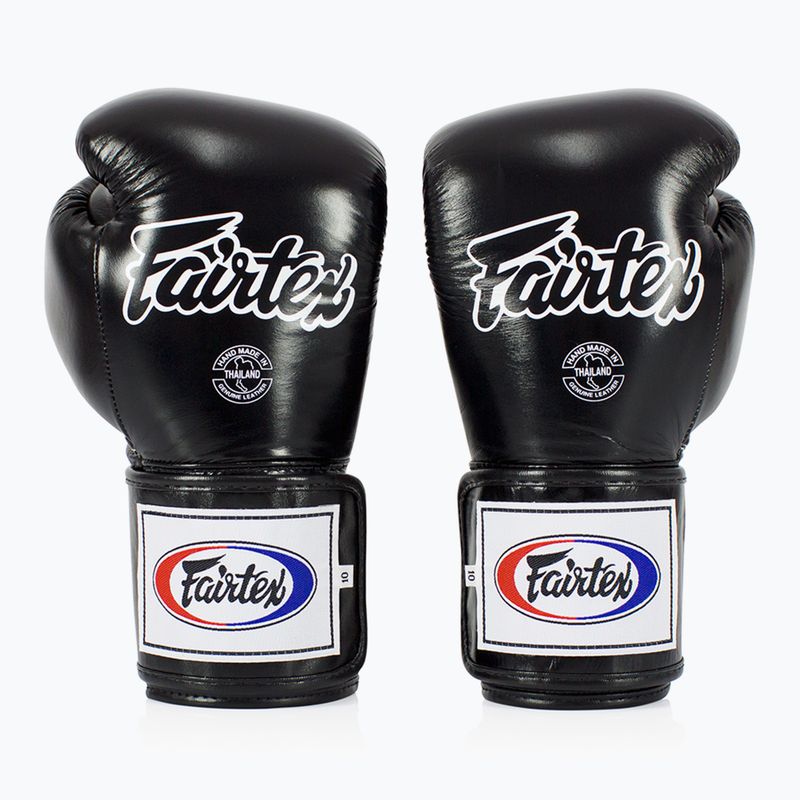Fairtex Super Sparring bokszkesztyű - Locked Thumb fekete