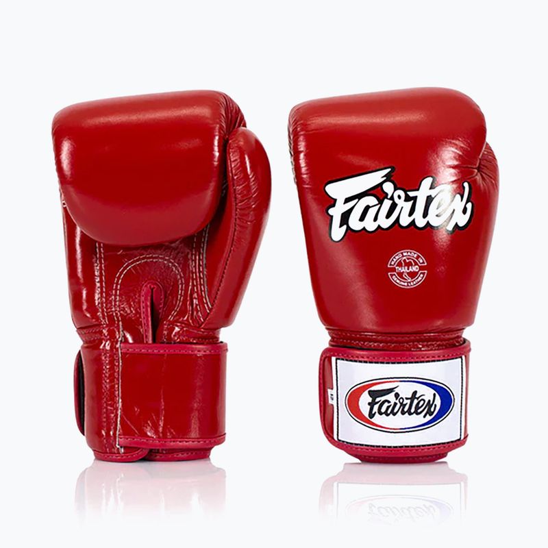 Fairtex Super Sparring bokszkesztyű - Locked Thumb piros