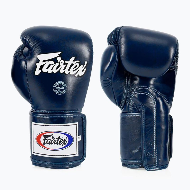 Fairtex Super Sparring bokszkesztyű - Locked Thumb kék