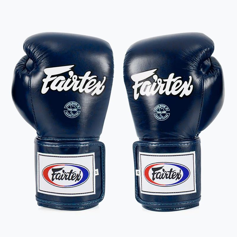 Fairtex Super Sparring bokszkesztyű - Locked Thumb kék