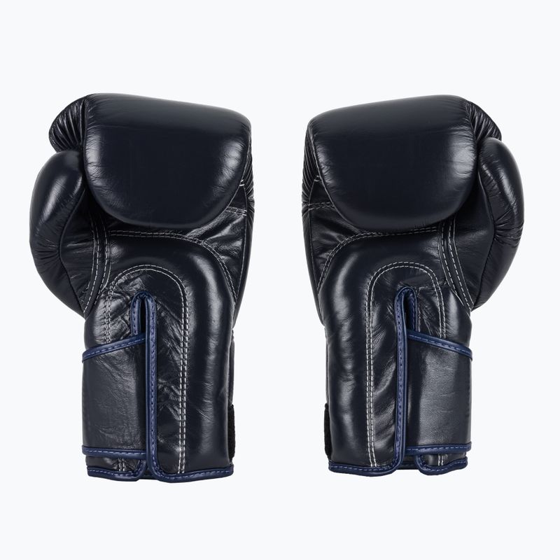 Fairtex stílusos szögletes sparring boxkesztyű - Locked Thumb kék 3