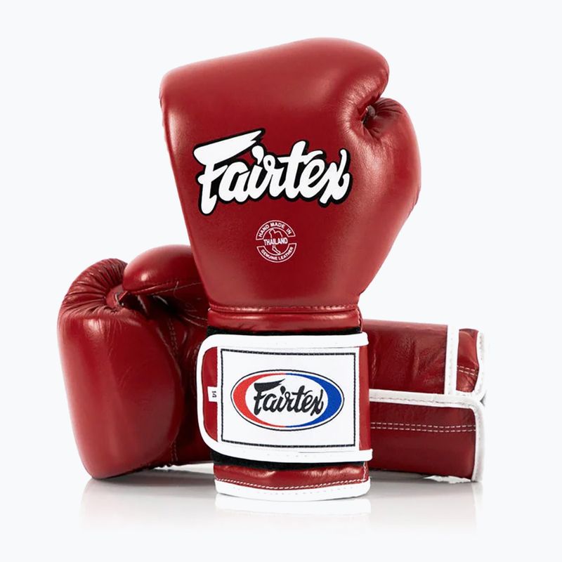 Boxkesztyű Fairtex Heavy Hitter's Mexican Style red 4