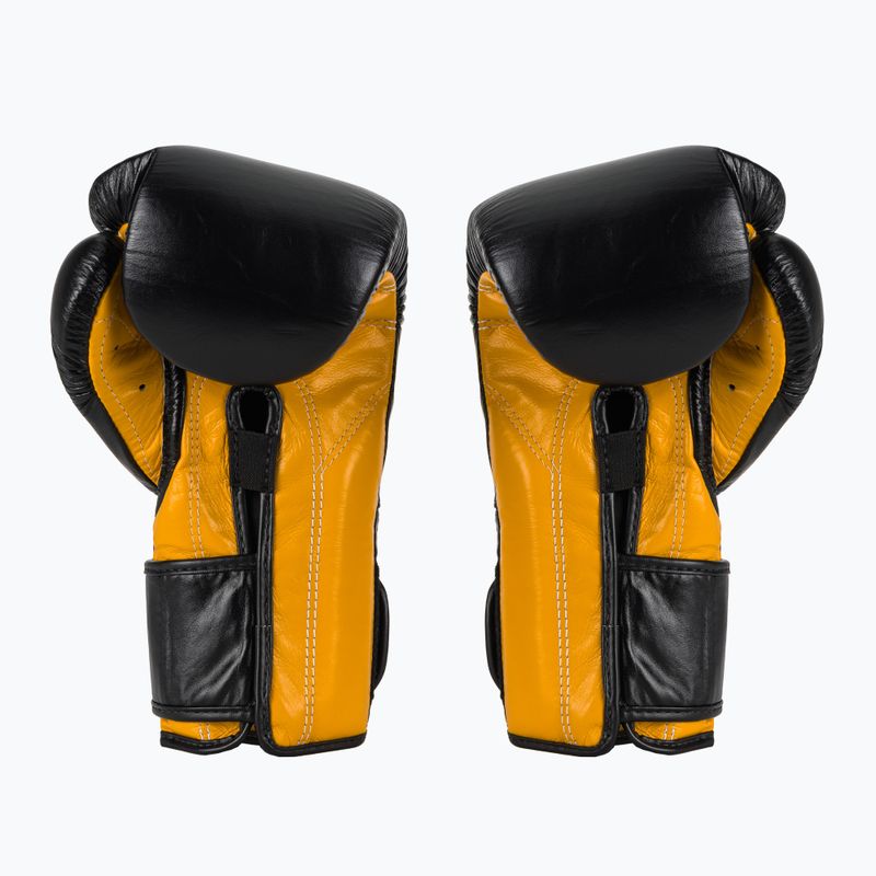 Boxkesztyű Fairtex Heavy Hitter's Mexican Style black/yellow 3