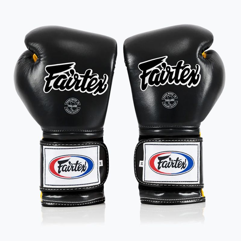 Boxkesztyű Fairtex Heavy Hitter's Mexican Style black/yellow