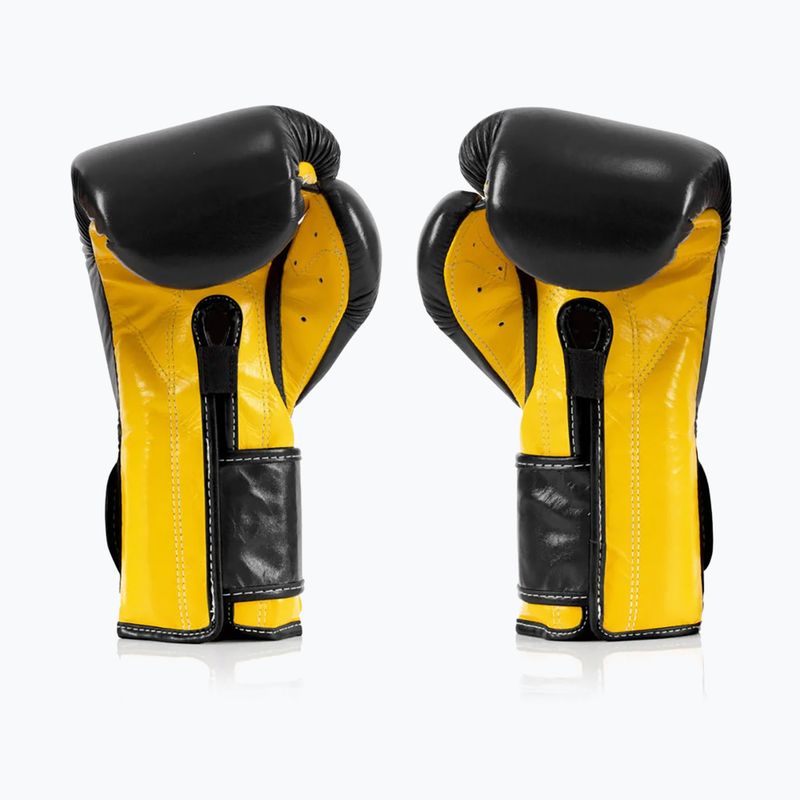 Boxkesztyű Fairtex Heavy Hitter's Mexican Style black/yellow 2