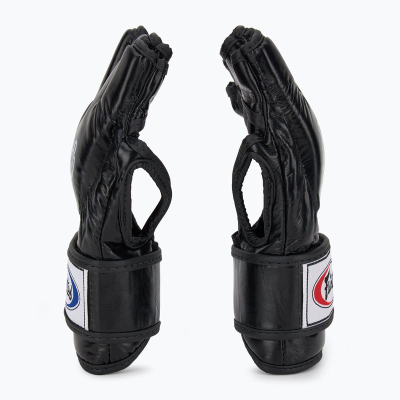 Fairtex "Open Thumb Loop" MMA kesztyű fekete 4