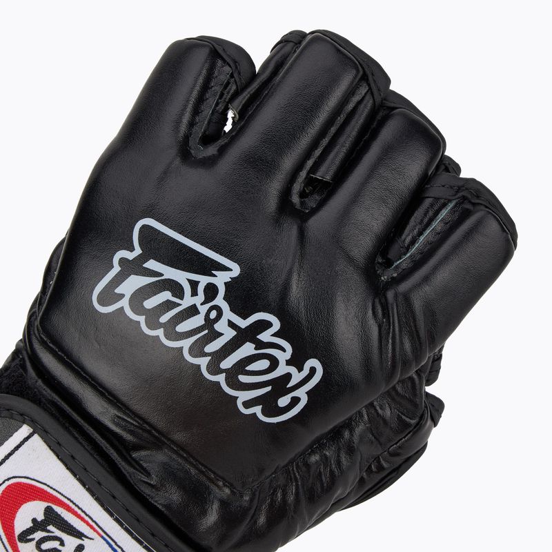 Fairtex "Open Thumb Loop" MMA kesztyű fekete 5