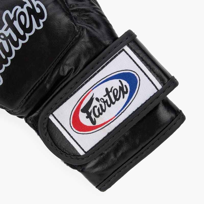 Fairtex "Open Thumb Loop" MMA kesztyű fekete 6